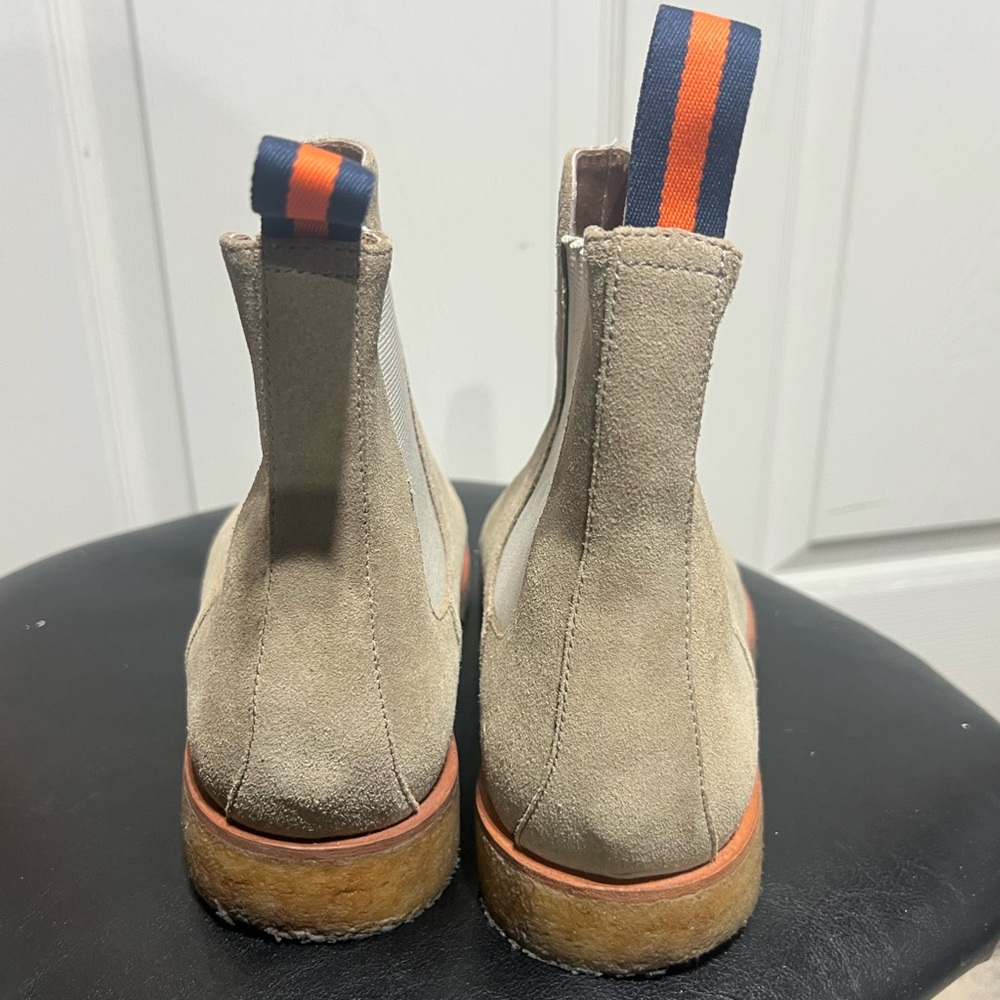 New Republic Sonoma Suede Chelsea Boots Sandstone Tan Men’s 10.5 D - Picture 7 of 13